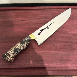Picanheira Para Churrasco Lamina Vazada Fuzil
